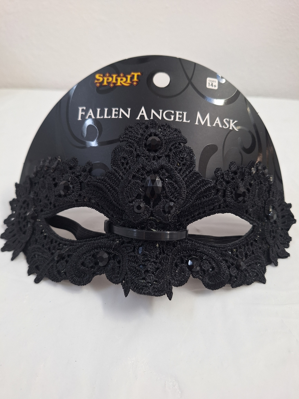 Spirit Fallen Angel Black Lace Mask